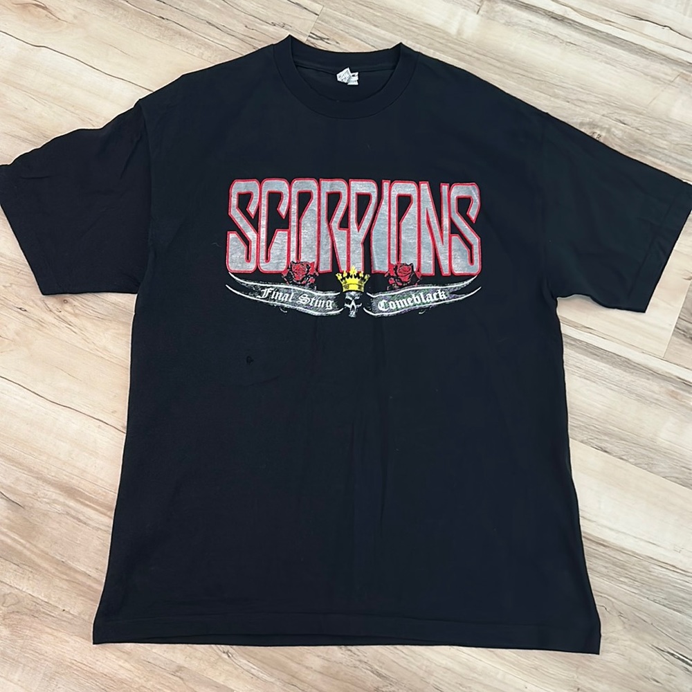 Scorpions black t-shirt size XL